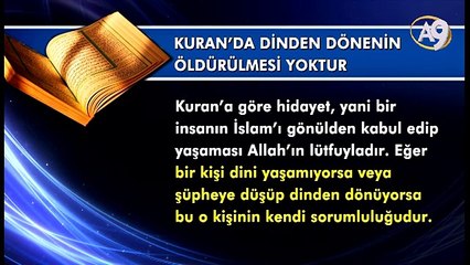 İslam'da baskı ve zorlama yoktur -1-