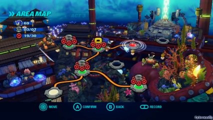 Sonic Colors DLC - Claire's Search of Sherry - Aquar. Park 2 - Aster. Coaster 1