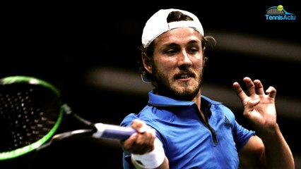 Coupe Davis 2017 - FRA-GBR - Lucas Pouille : "Le secret de Roger Federer ? Le travail, et le plaisir de jouer"