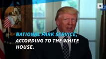 Trump donates paycheck to the National Park Service despite budget cuts