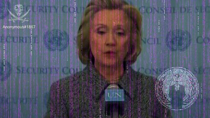 Anonymous vs Hillary Clinton 2016 | Anonymous Message To Clinton- Anonymous vs Hillary Clinton
