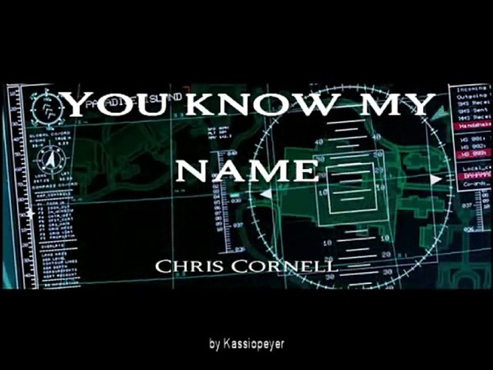 You know my name - Chris Cornell Karaoke