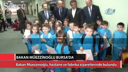 Bakan Müezzinoğlu Bursa'da ziyaretlerde bulundu