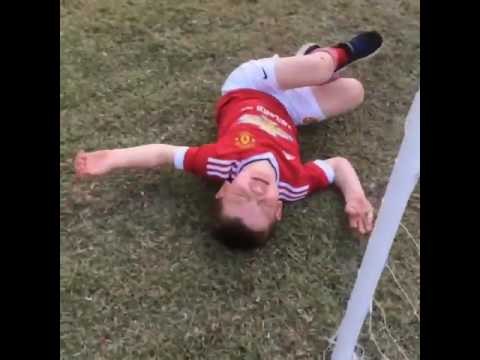 Pro Soccer Player Scores Cheeky Penalty on Emotional Young Son