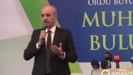 Kurtulmuş: "(Chp Milletvekili Bozkurt'un Sözleri) Tarihi Tersinden Okuma. Haddini Bil" - Ordu
