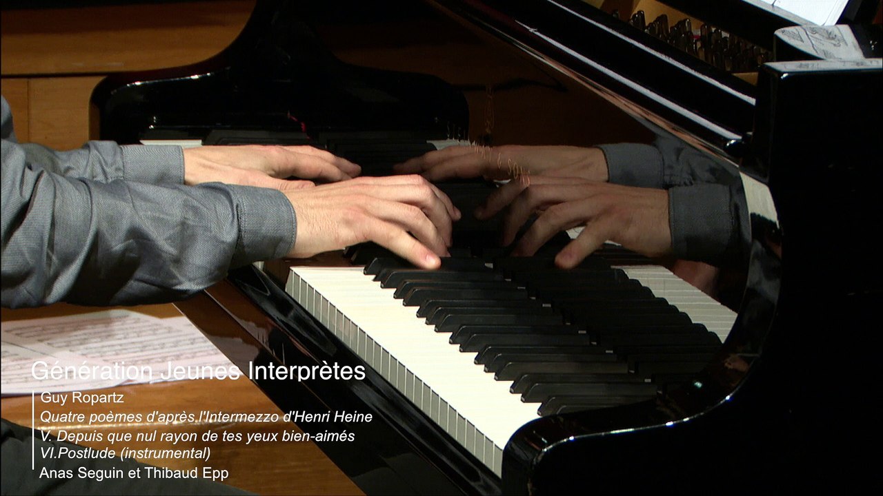 Guy Ropartz : Quatre Poèmes d'après l'Intermezzo d’Henri Heine V. Depuis que nul rayon de tes yeux bien-aimés - VI Postlude