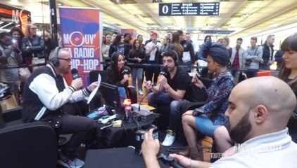 Mouv' en direct à Lille : dans un lycée, avec des street artistes... #MOUVINTHECITY
