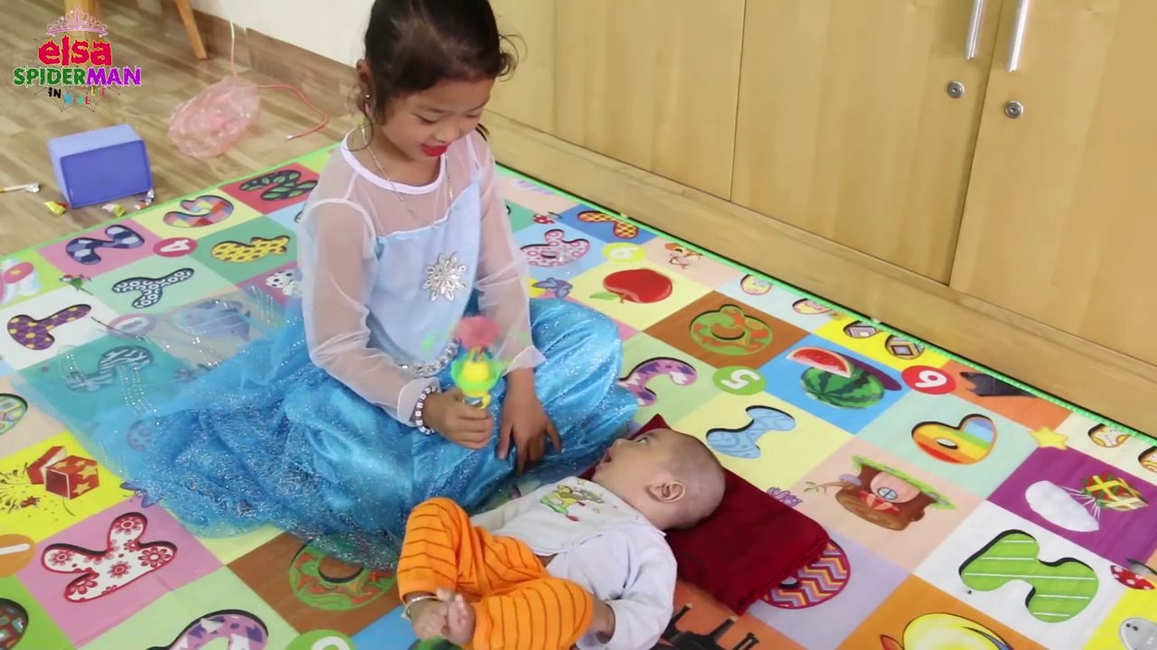 Frozen Elsa vs Spiderman # Joker Maleficent Kidnap BABY, Anna, Doctor,Prank  & Police! Superman fun!-gkla8df