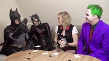 Batman, Joker - SUPERHERO MOVIE CHALLENGE! Harley Quinn, Catwoman-qu