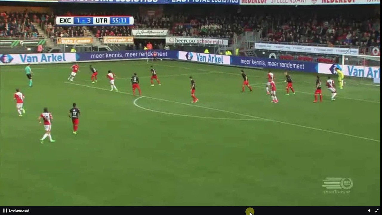 Kerk Goal - Excelsior vs FC Utrecht 1-3 04.04.2017 (HD)