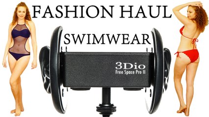 ASMR Whisper & 3Dio Ear Massage | Try On Swimwear, Heels & Fashion Haul by Zaful