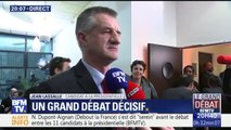 Lassalle arrive en retard pour le débat: 