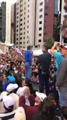 Ecuadorians Protest Election Results Outside National Electoral Council in Quito