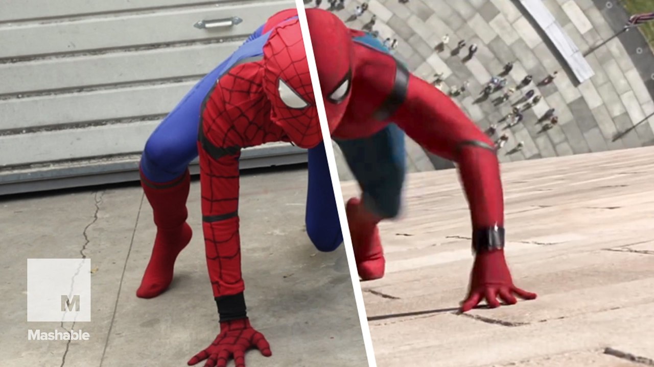 This 'Spider-Man: Homecoming' DIY homemade trai...