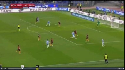 Milinkovic-Savic Goal -  Roma vs Lazio  0-1  04.04.2017 (HD)