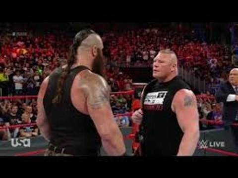 Universal Champion Brock Lesnar & Braun Strowman WWE RAW 3 April 2017 HD 1080p