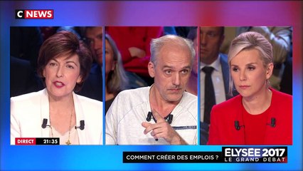Philippe Poutou prend à partie "Fillon, Macron et Le Pen"