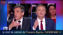 2e débat de la présidentielle : vive passe d’armes entre Fillon et Dupont-Aignan