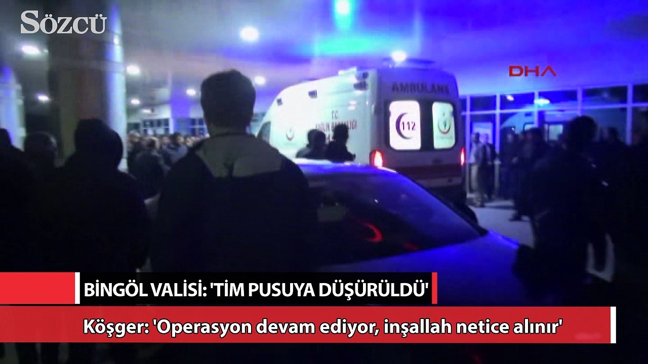 Bingöl’de çatışma: 1 şehit, 5 yaralı