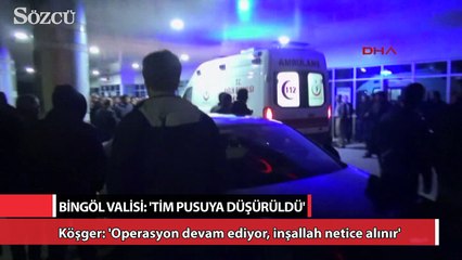 Bingöl’de çatışma: 1 şehit, 5 yaralı