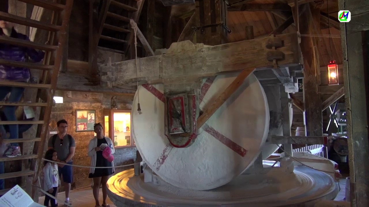 Zaanse Schans Holland. Windmille De Kat.  Moulin le Chat.