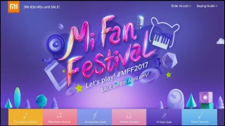 Xiaomi Mi Fan Fastival 2017 Come on 6th April, 1 ₹ Sale Also Full Guide