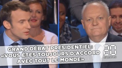 Скачать видео: Grand débat présidentiel: Asselineau à Macron, «vous êtes toujours d'accord avec tout le monde»