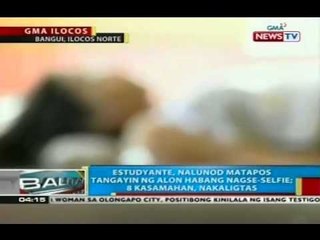 Estudyante, nalunod matapos tangayin ng alon habang nagse-selfie sa Ilocos Norte