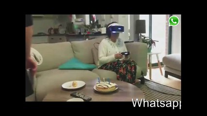 شاهد ردت فعل هذه العجوز