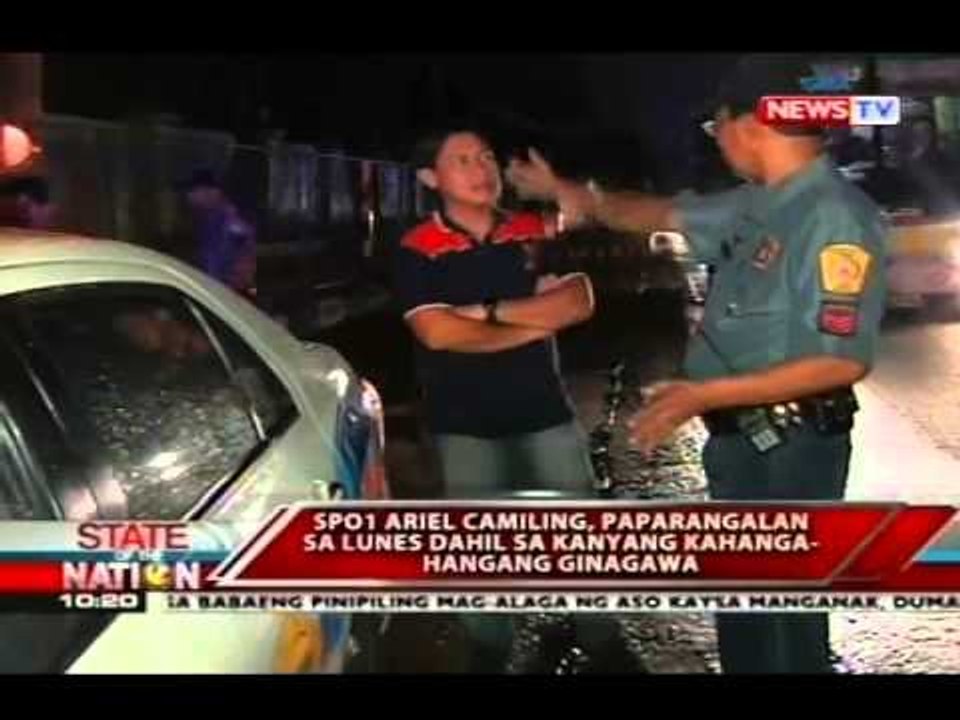 SONA: "Helpful cop" na nakuhanan ng larawan, umani ng papuri sa Social Media