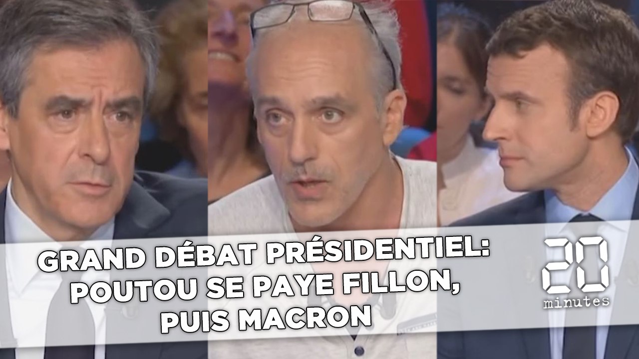 Grand débat présidentiel: Poutou se paye Fillon, puis Macron