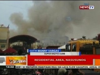 BT: Residential area, nasusunog