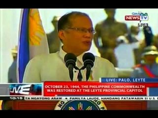 NTVL: PNoy, nanguna sa paggunita ng Leyte Gulf Landing