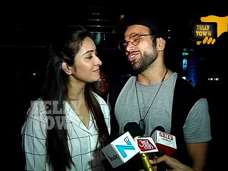 Asha Negi And Rithvik Dhanjani At Jindua Movie Screening