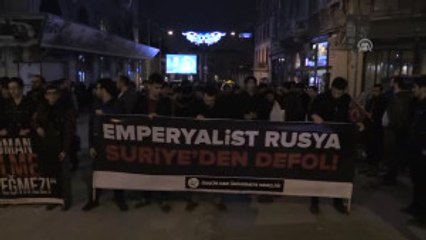 Esed Rejiminin Kimyasal Saldırıları Protesto Edildi