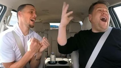 Steph Curry Sings Disney Medley for Carpool Karaoke with James Corden