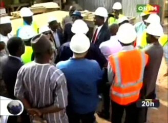 Le Ministre de l'Energie et de l'eau sur les chantiers de Kabala