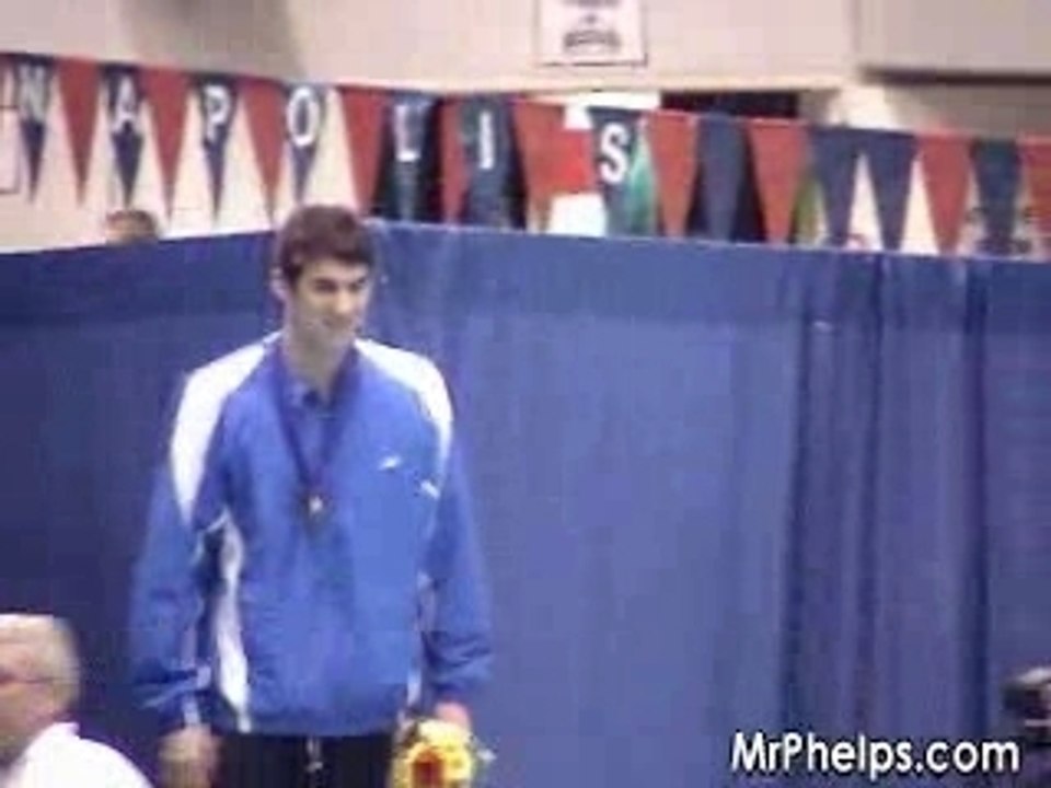 MICHAEL PHELPS ..WEB CERMONY