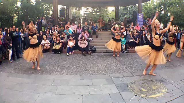 Grupo MANUTARA de Recoleta. Desde Plaza de Armas. (SANTIAGO DE CHILE)