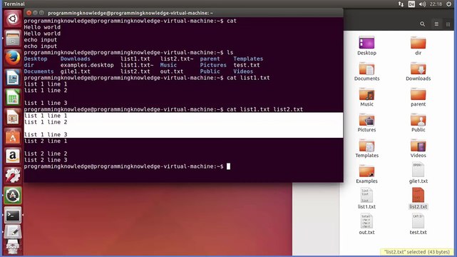 Linux Command Line Tutorial For Beginners 4 - cat command in Linux