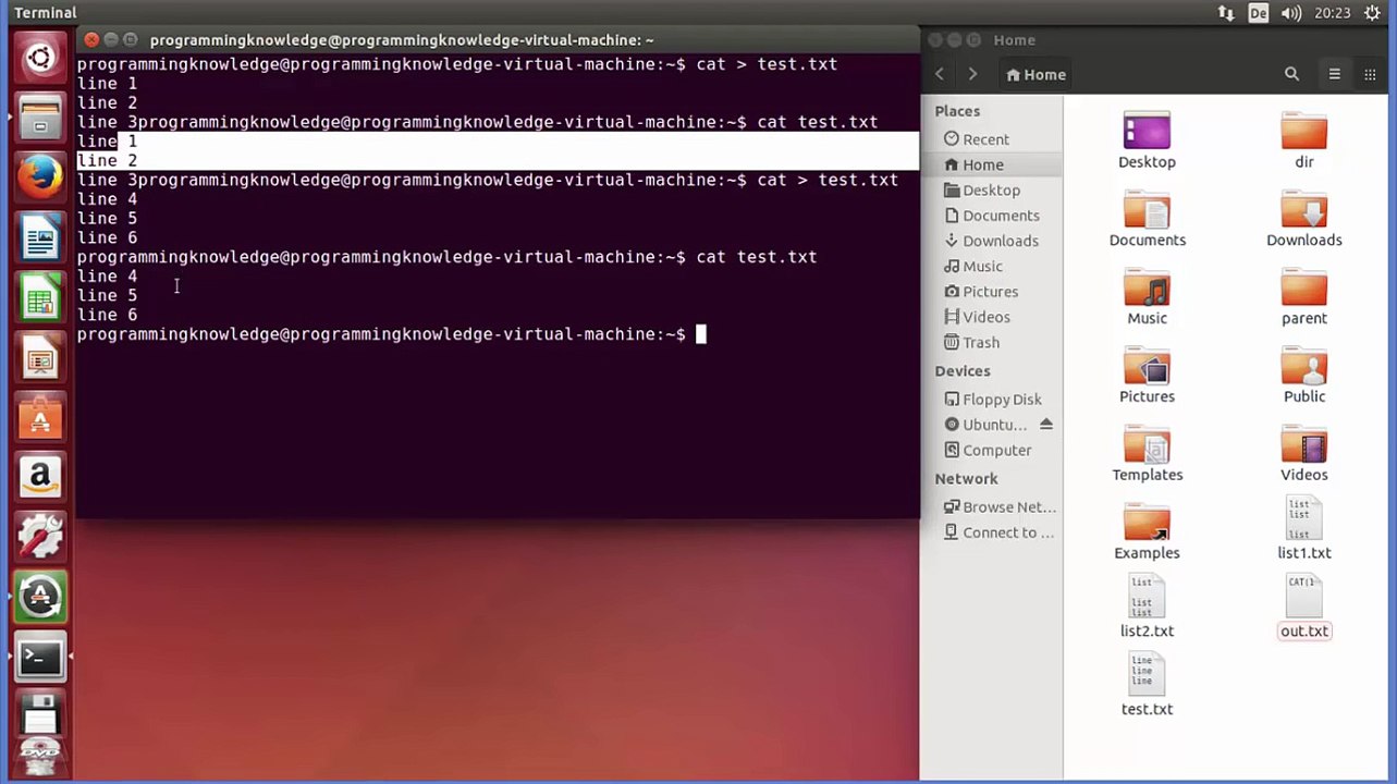 Linux Command Line Tutorial For Beginners 5 - I_O Redirection