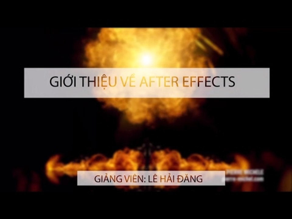 Tự Học After Effects - Bài 2:  Làm quen với After Effects | HD Group