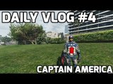 GTA5 MODS Daily Vlog #4 Captain America Đi Dạo Los Santos | Captain America Mod