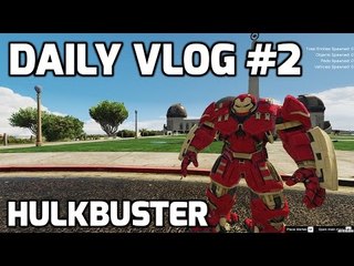 GTA5 MODS Daily Vlog #2 Đi Tìm UFOs Với Iron Man Hulkbuster Armor