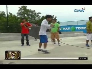 24Oras: Manny Pacquiao dinalaw ng ka-look-alike