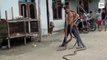 Snake Charmer Carries 13 Foot Cobra Around Neck -2017
