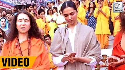 Deepika Padukone Performs Ganga Aarti At Rishikesh FULL VIDEO