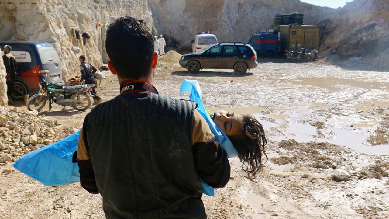 Viele Tote nach mutmaßlichem Chemiewaffeneinsatz in Syrien