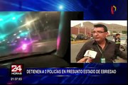 Los Olivos: policías ebrios fueron detenidos tras hacer disparos al aire