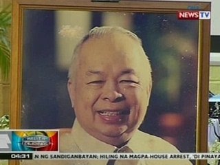 BP: Ex-Sen. Juan Flavier, kine-cremate na